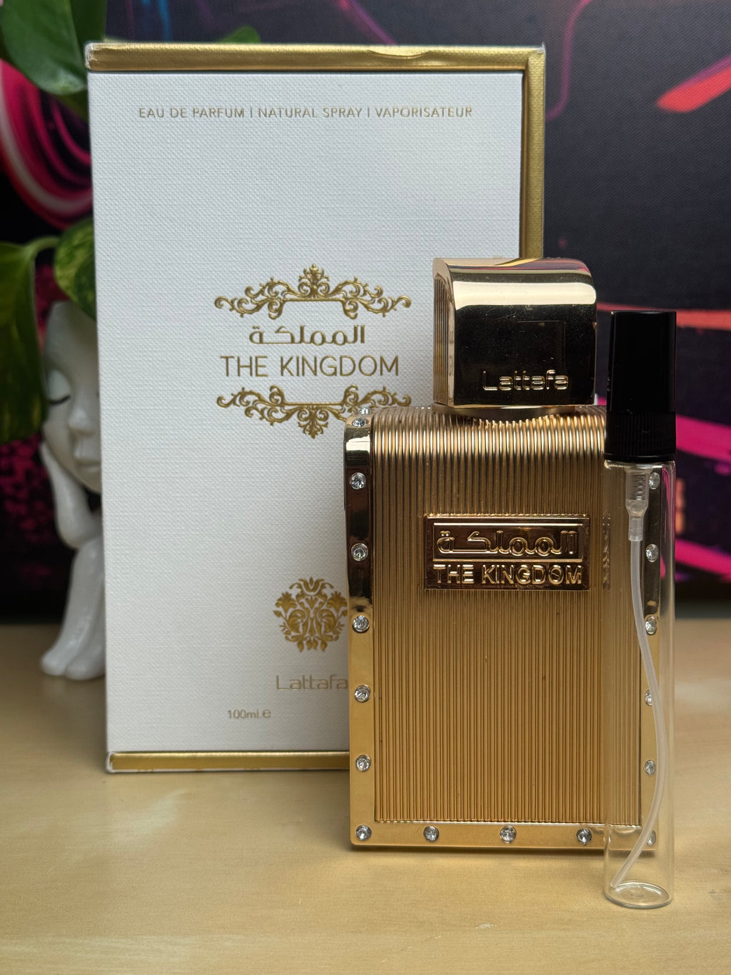 Lattafa The Kingdom10ml in a high Quality Atomiser