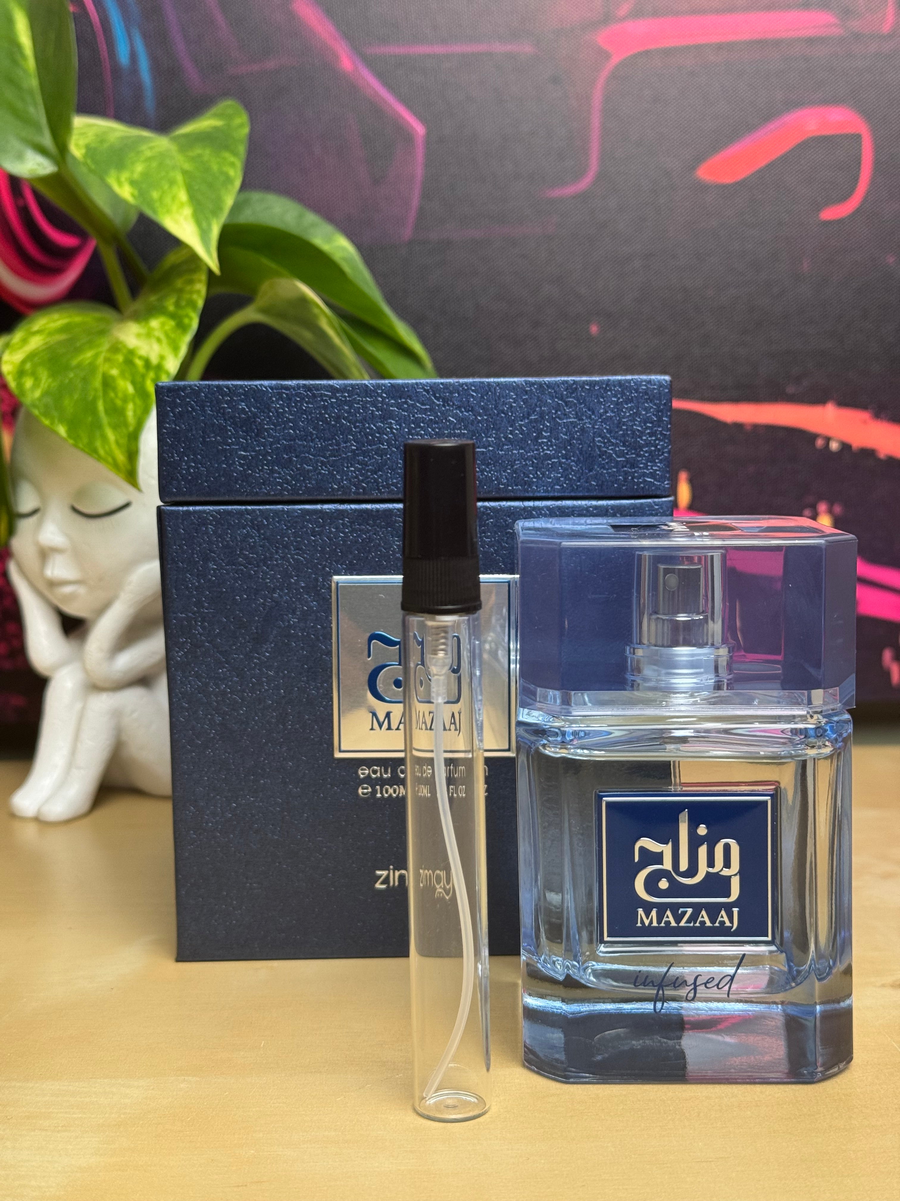 Zimaya Mazaaj Infused 10ml in a High Quality atomiser