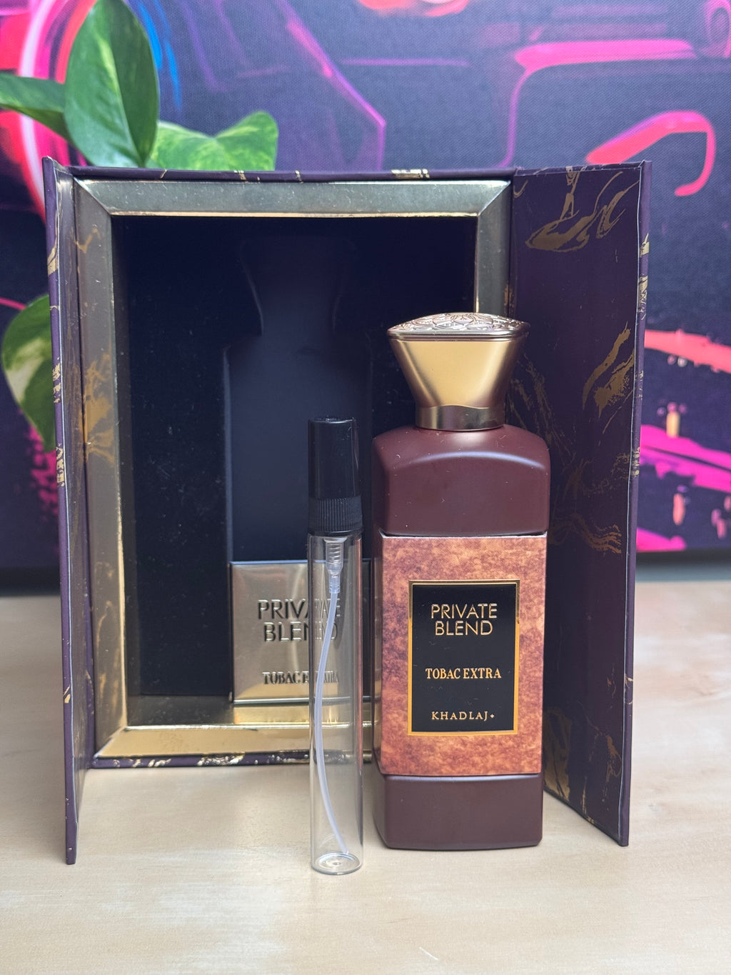 KHADLAJ Private Blend Tobac Extra 10ml in a High Quality Atomiser