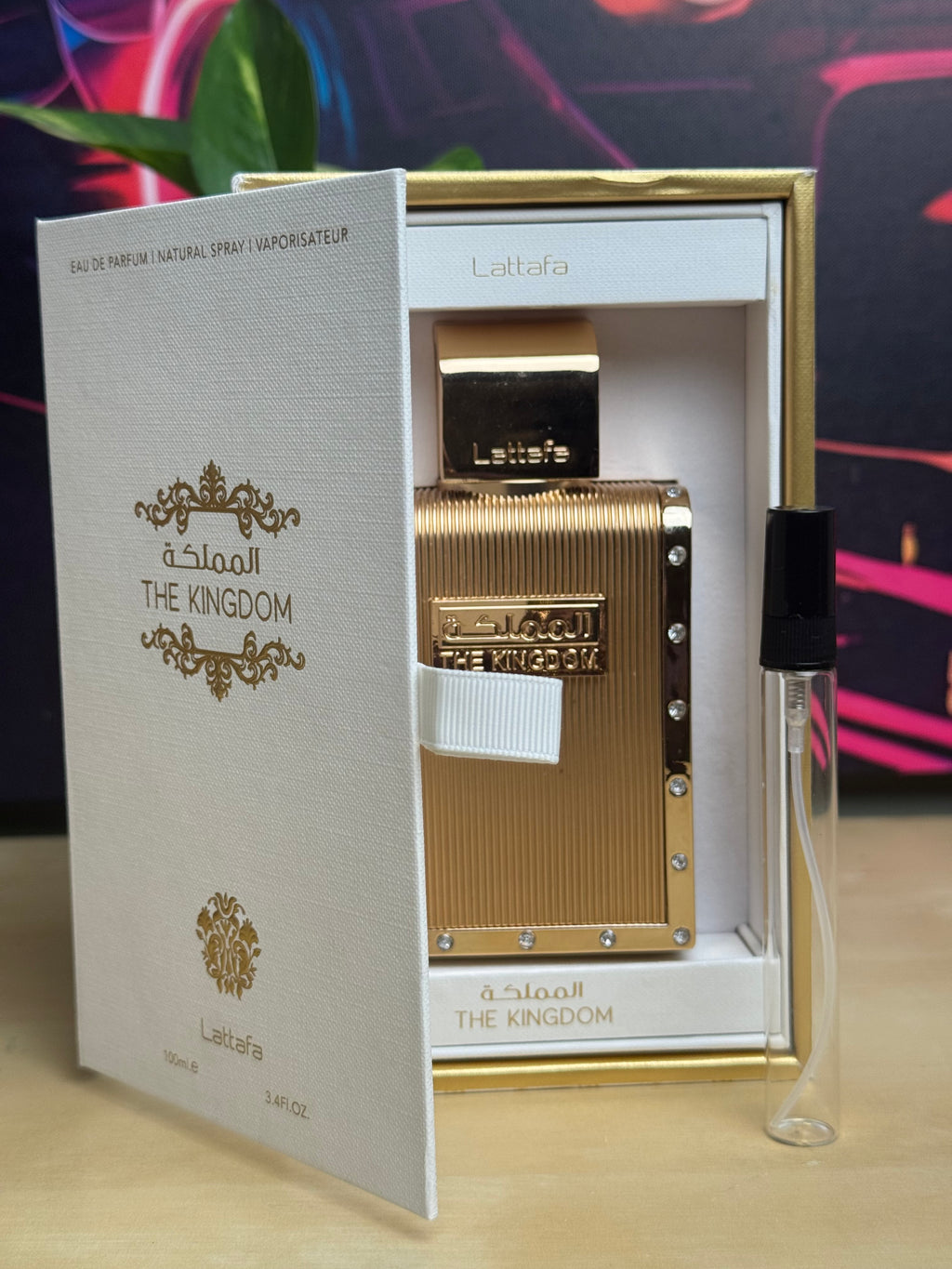 Lattafa The Kingdom10ml in a high Quality Atomiser