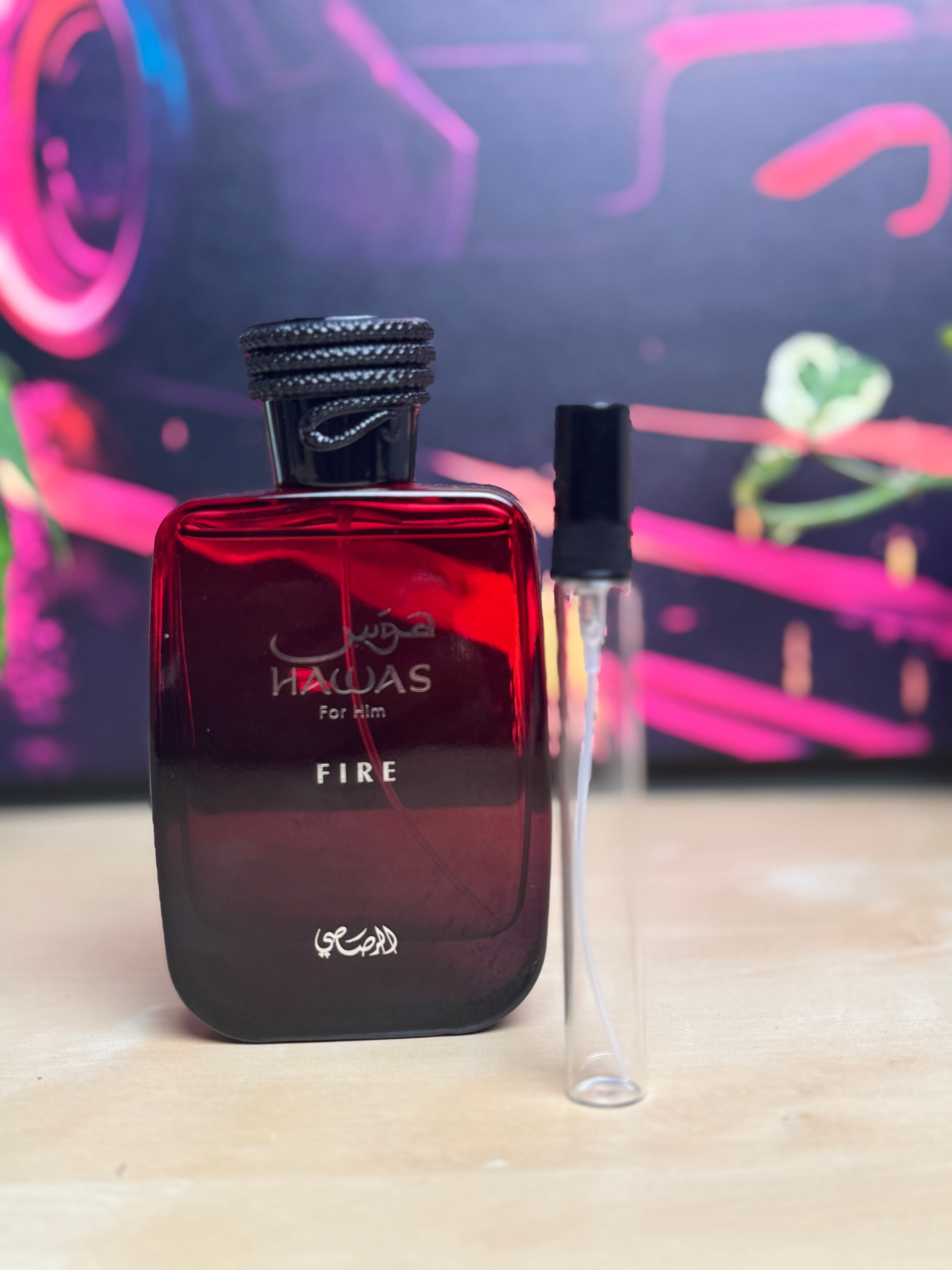 RASASI HAWAS FIRE 10ml Decant in a high quality atomiser